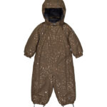 Mikk-Line Flyverdragt - Metallisk print - Chocolate Chip