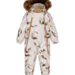 Molo Flyverdragt - Pyxis Fur - Winter Rabbits