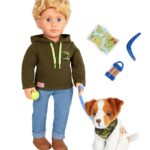 Our Generation Dukke - 46 cm - Elliot m. Hund