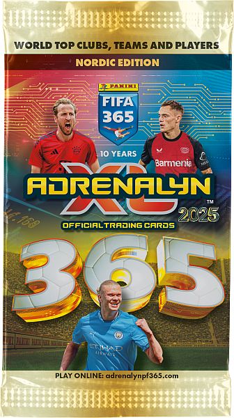 Panini Adrenalyn XL: FIFA 365 2025 Nordic Edition - Booster Pakke - Booster Pack