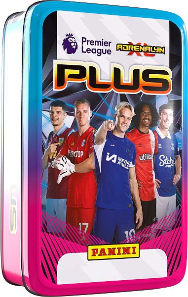 Panini Adrenalyn XL: Premier League 2023/2024 PLUS - Mega Tin - 10 Boosters + Limited Edition & Ultimate