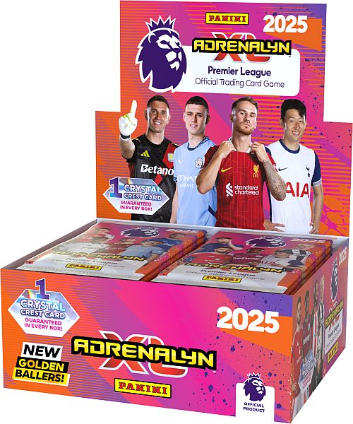 Panini Adrenalyn XL: Premier League 2024/2025 - Booster Display - 1 Box med 36 Pakker