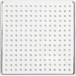 Perleplade - Firkant - Medium - Str. 7x7 Cm - Klar