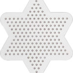 Perleplade - Lille Stjerne - Medium - ø 10 Cm - 10 Stk.
