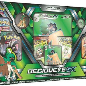 Pokemon GX Box: Decidueye-GX Premium Collection - 6 Boosters, GX, Promo & Oversize kort