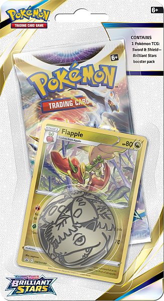 Pokemon SWSH Brilliant Stars Checklane Blister: Flapple