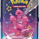 Pokemon Tin Kasse - 2024 Winter Scarlet & Violet: Paldean Fates Mini Tin: Tinkatink (2 Boosters & KlistermÃ¦rker)