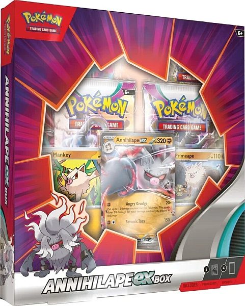 Pokemon ex Box: Annihilape ex (2023) (4 Boosters)