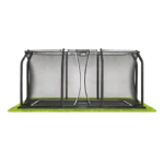 Salta Trampolin Royal Baseground 305x214 cm, sort inkl. sikkerhedsnet - 805-831