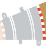 Scalextric - Radius 2 Outer Borders & Barriers Til C8234 - C8239