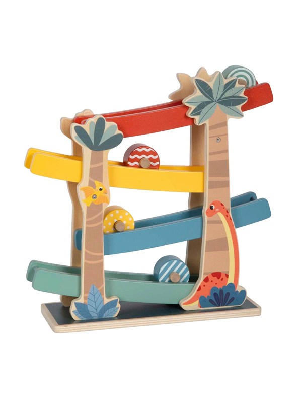 Small Foot - Wooden Marble Run Dino