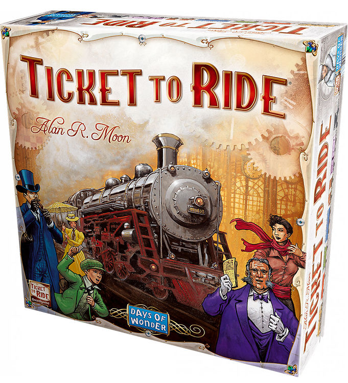 Ticket To Ride Brætspil - USA - Nordic