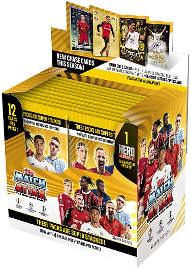 Topps Match Attax - Match Attax 2024/2025: UEFA Champions League - Booster Display (Box med 24 Pakker)