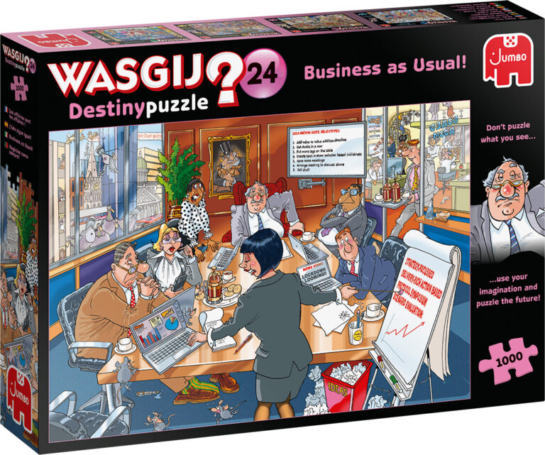 Wasgij - Destiny 24 Puslespil - 1000 Brikker - Business As Usual!