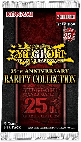 Yu-Gi-Oh! Booster Pakke 25th Anniversary Rarity Collection Booster Pack