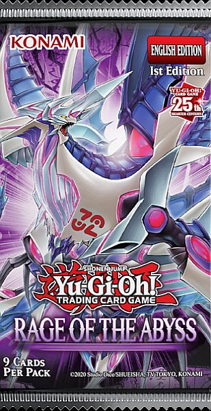 Yu-Gi-Oh! Booster Pakke Rage of the Abyss Booster Pack