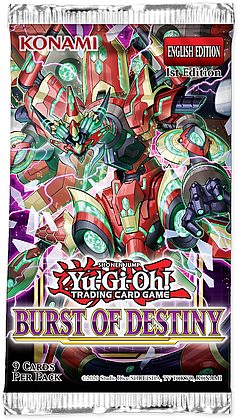 Yu-Gi-Oh! Burst of Destiny Booster Pack