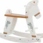 Bloomingville Mini - Ruddy Gyngehest - Hest - Hvid - Mdf