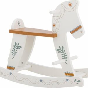 Bloomingville Mini - Ruddy Gyngehest - Hest - Hvid - Mdf