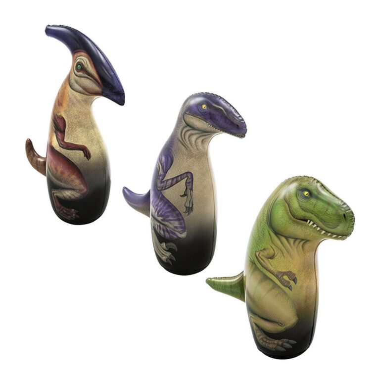 Boksebold med oppustelig fod til børn Bestway Dinosaur 91 cm