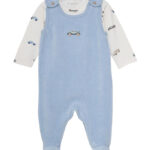 Fixoni Sparkedragt m. Body l/æ - Velour - Blue Fog