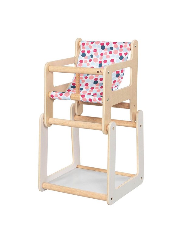 Goki Wooden Doll Chair with Table 2in1