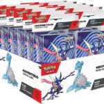 Mappe - Pokemon - Scarlet & Violet: Greninja & Lapras (2024 Fall) Mini-Album Display (12 Binders & 12 Booster Pack)