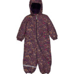 Mikk-Line Flyverdragt - Blomstret AOP - Nightshade