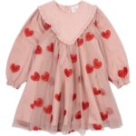 Nicoline LS Kjole - ADOBE ROSE - 86