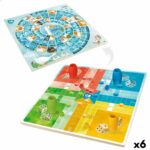 Parchís og Oca (brætspil) Colorbaby 25 x 1 x 25 cm (25 Dele) (6 enheder)