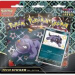 Pokemon Blister Pack - Scarlet & Violet: Paldean Fates - Tech Sticker Collection Blister: Maschiff (3 Boosters)