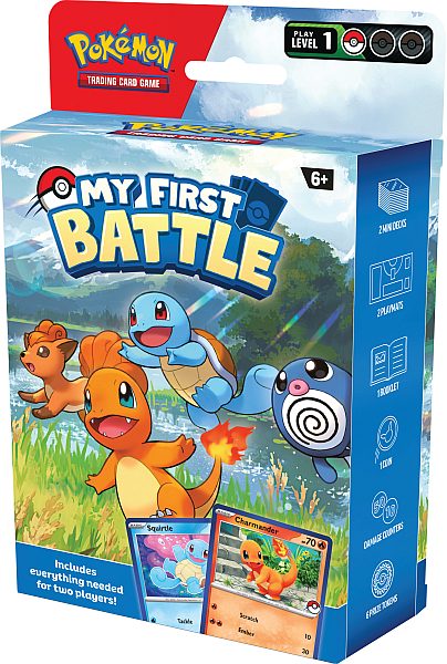 Pokemon My First Battle 2023: Charmander vs. Squirtle