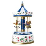 Small Foot - Wooden Music Box Carousel Love Story