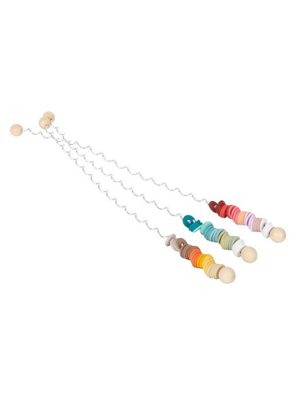 Small Foot - Wooden Spiral Track with Colored Discs