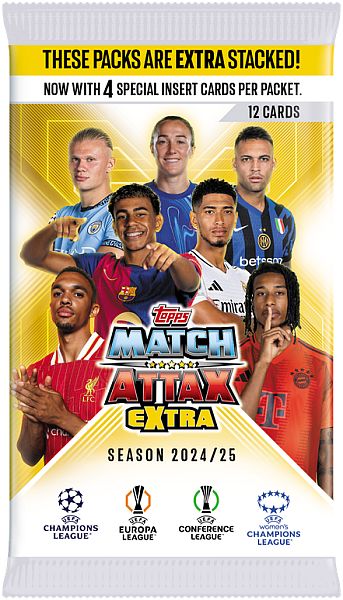 Topps Match Attax - Match Attax 2024/2025 Extra: UEFA Champions League - Booster Pack