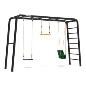 BERG PlayBase Large TL med Baby gynge, Gummi gynge og Trapez
