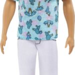 Barbie Dukke - Fashionistas - Ken Med Kaktus T-shirt
