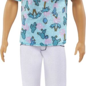 Barbie Dukke - Fashionistas - Ken Med Kaktus T-shirt