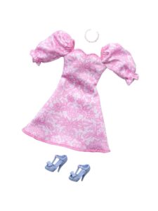 Barbie Fashions Pink Flower Dress