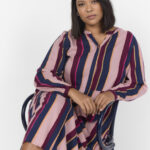 Curvy Wajosephine 4 Kjole Navy blå