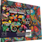 Diamond Art Painting Kit På Lærred - 30x40 Cm - Fiesta - Splat