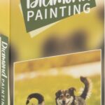 Diamond Painting - Hund Og Kat - 30x40 Cm