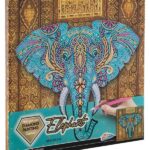 Grafix Diamond Painting on Canvas Elephant 30 x 30 cm