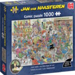 Jan Van Haasteren Puslespil - 1000 Brikker - Ludo Battle