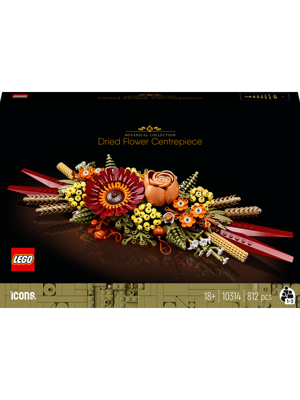 LEGO Icons 10314 Dekoration med tørrede blomster