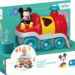 Mickey Mouse - Puttekasse - Tog - Disney Baby - Clementoni
