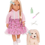 Our Generation Dukke - 46 cm - Hattie m. Hund