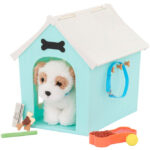 Our Generation Hundehus m. Hund
