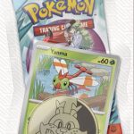 Pokemon Blister Pack - 1-Pack Checklane Blister: 1 Scarlet & Violet: Journey Together Booster Pakke + Yanma Black Star Promo & Pokemon MÃ¸nt