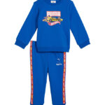 Puma x Hot Wheels Sweatsæt - Team Royal m. Print